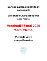 Fermeture CNI/PASSEPORT